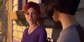 Screenshot of Riley Lethe, with Alex Chen on the right side facing Riley.