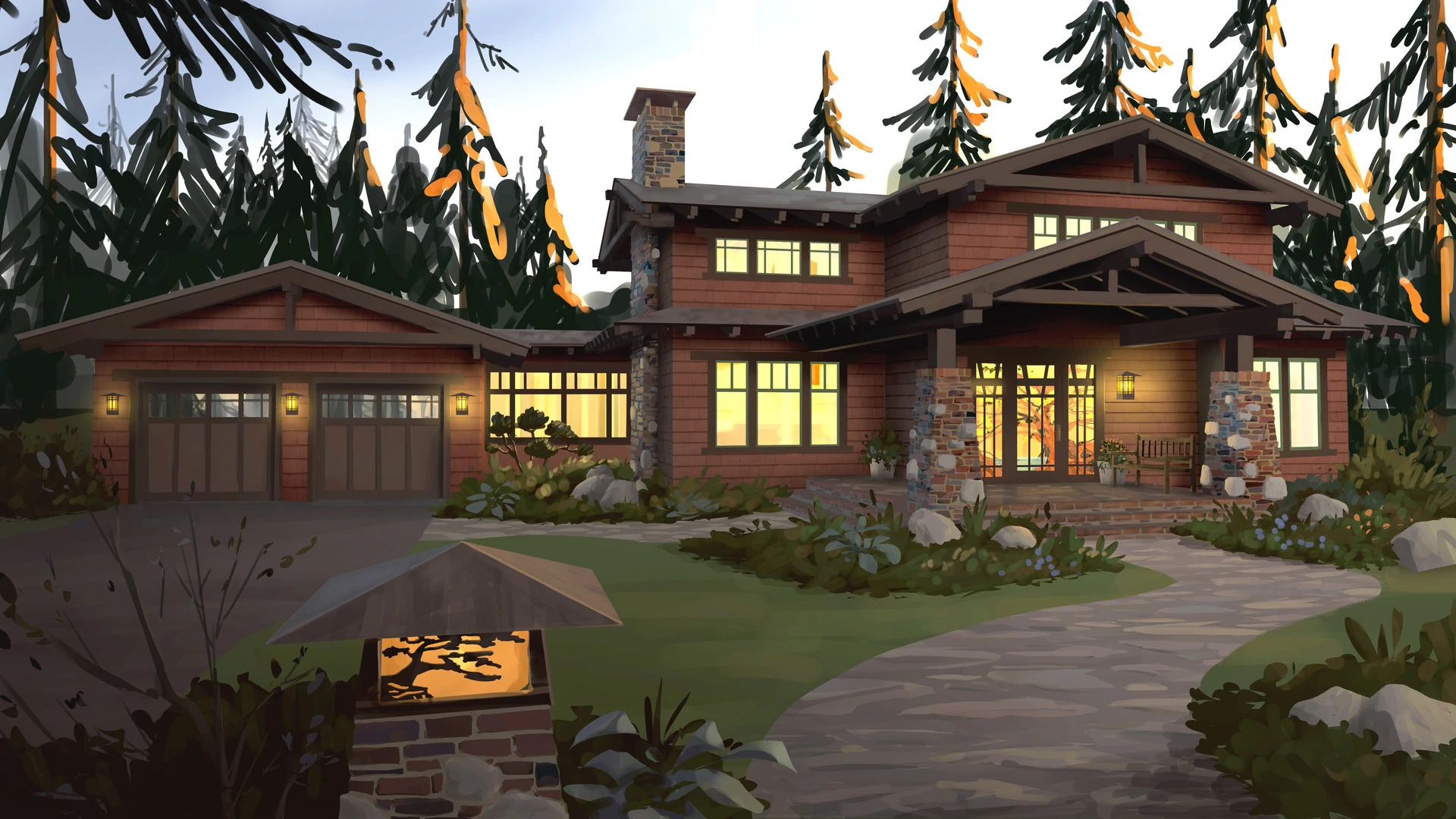 Rachels House Exterior Concept Art Life Is Strange Before The Storm Life Is Strange Fans 4375